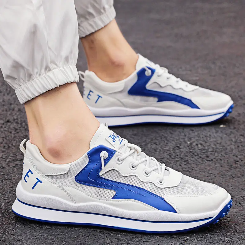 

Кроссовки мужские теннисные, люксовые кеды, повседневная обувь для тренировок, модные лоферы, цвет белый