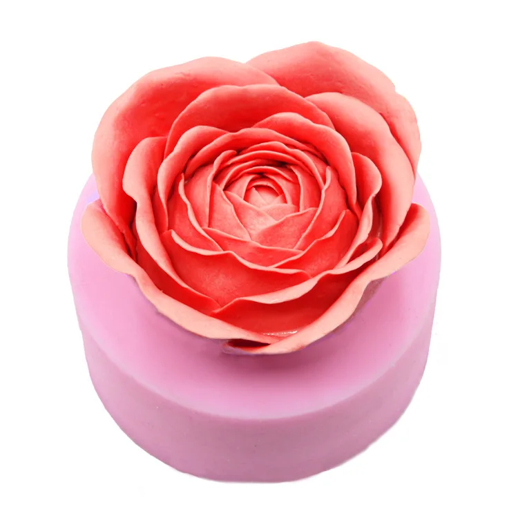 Новая 3D форма для цветов и мыла силиконовая большого размера мастики торта