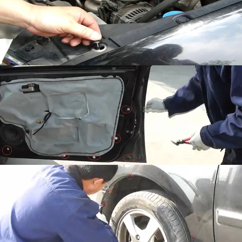 Бампер Автомобильный Крепеж двери авто заклепки нажимные зажимы крыло для Mercedes