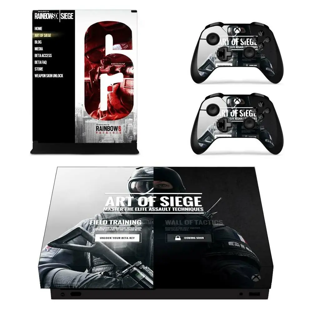 Тома Клэнси Радуга шесть осада полное покрытие консоль для кожи & Наклейка на