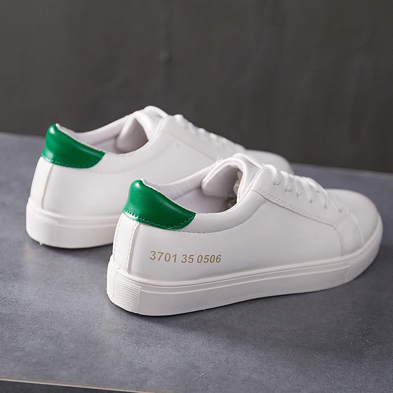 Женские кроссовки Fuijin Повседневные Удобные из искусственной кожи на платформе