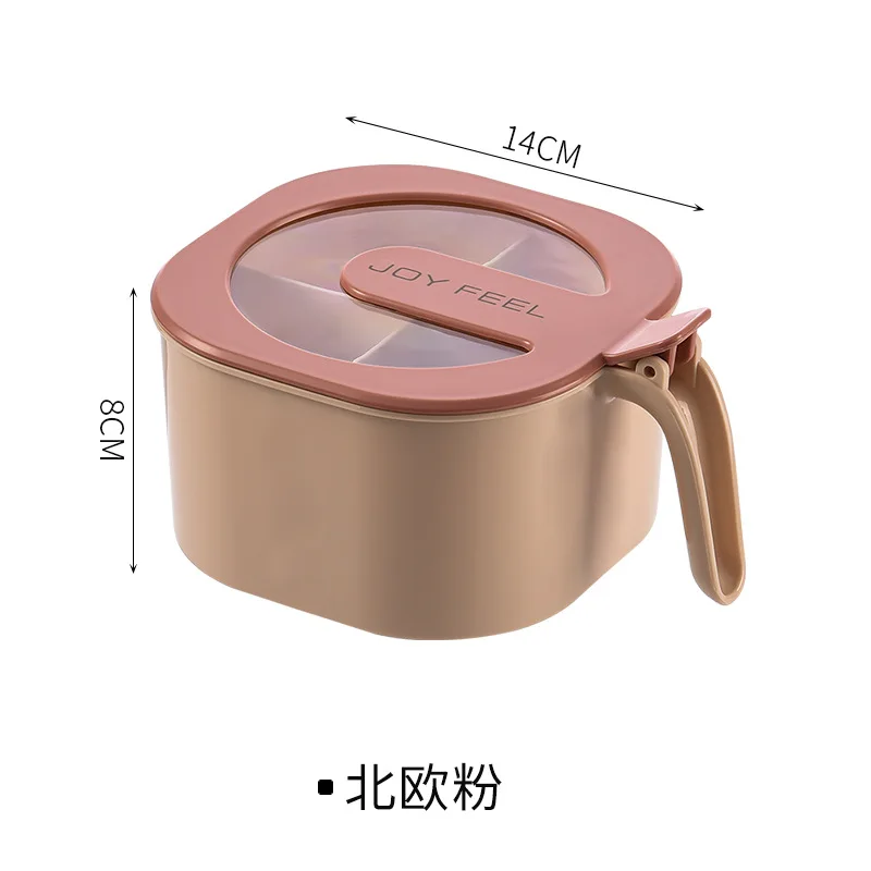 Прозрачная крышка четыре в одном бутылка для приправ и перца Кухонный Контейнер