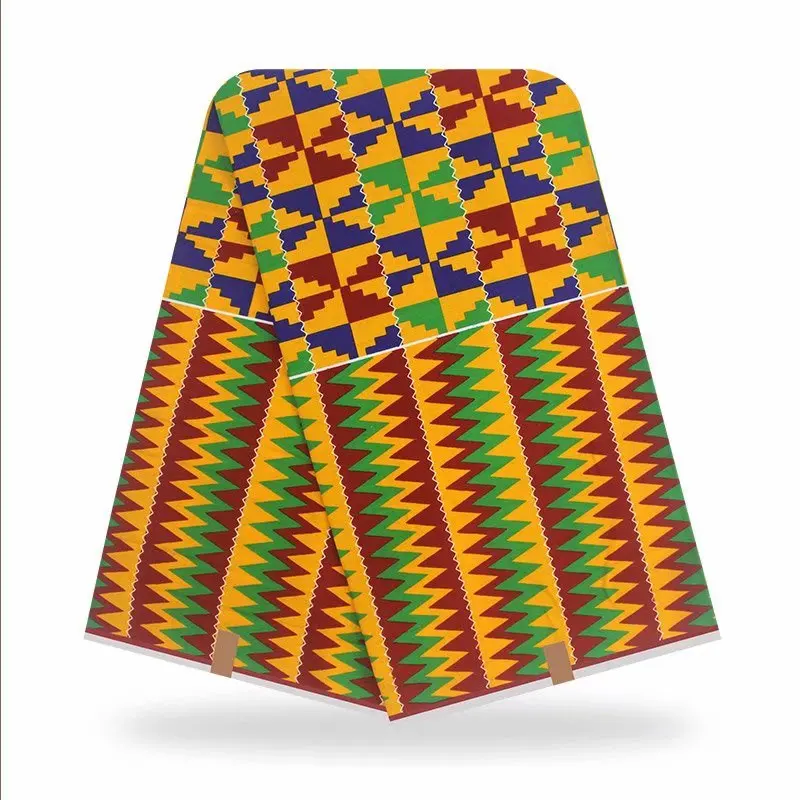 Новая африканская ткань с восковым принтом для свадебного платья 100% хлопок