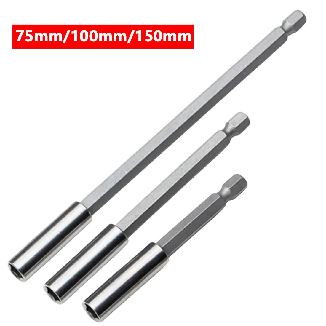 

Hex Rod Shank Long Handle Screwdriver Tip 1/4" Magnetic Holder 1Pc Extension Bit Set Extensions Quick Change Hand Tool Socket