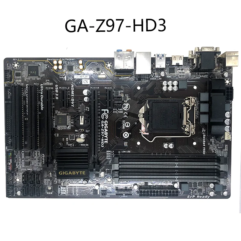 

for Gigabyt GA-Z97-HD3 original motherboard LGA 1150 DDR3 USB2.0 USB3.0 SATA3 Z97-HD3 32GB Z97 usedDesktop Motherboard on sale