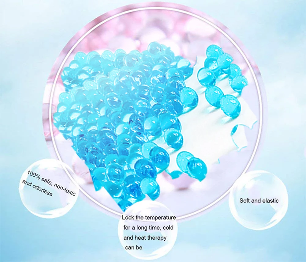 Лучшая маска для глаз сна с горячими холодными гелевыми бусинами Антивозрастная