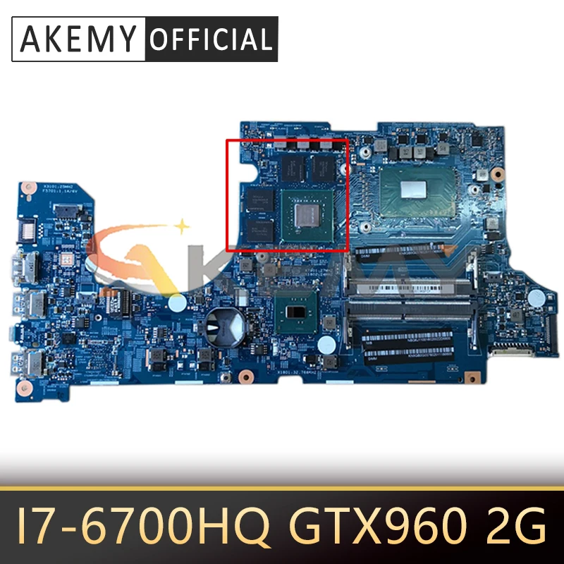 

448.06B09.001M 14302-1M For Acer Aspire VN7-592 VN7-592G Laptop Motherboard With I7-6700HQ GTX960/950 2G-GPU 100% Fully Tested
