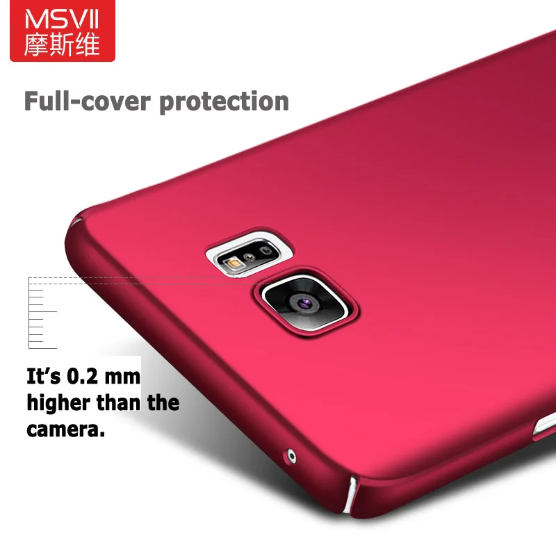 Чехол MSVII для Samsung Galaxy Note 5 тонкий чехол с эффектом потертости из поликарбоната Note5