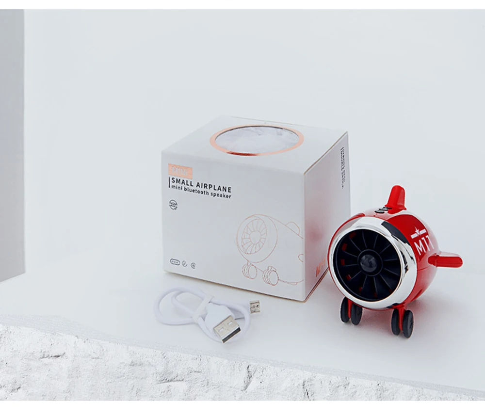 Мини-динамик воздушного типа Bluetooth FM-радио USB-порт TF-карта беспроводной бас стерео