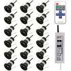 IP65 1 Вт Мини светодиодный вниз светильник потолочный Точечный светильник встраиваемый cветодиодный Светильник Downlight Точечный светильник с пультом дистанционного управления Управление для холодильного шкафа лестницы навес