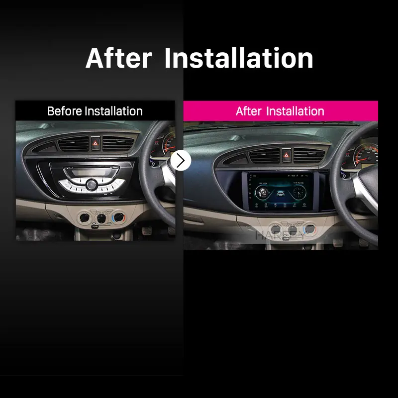 Harfey 9 дюймовый HD сенсорный экран Android 8 1 Автомобильный GPS радио для 2015 2018 Suzuki Alto K10 с