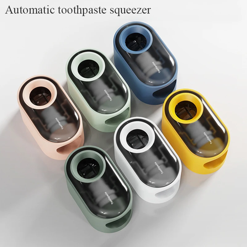 

Многофункциональный автоматический дозатор зубной пасты, креативная настенная стойка для зубной пасты, держатель для домашнего инструмен...