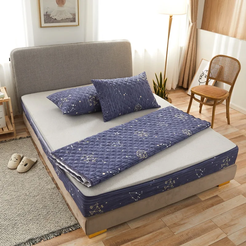 Version A /B Six Sides All Inclusive Quilted Mattress Cover Embossed King Protector Anti Dust Mite | Дом и сад
