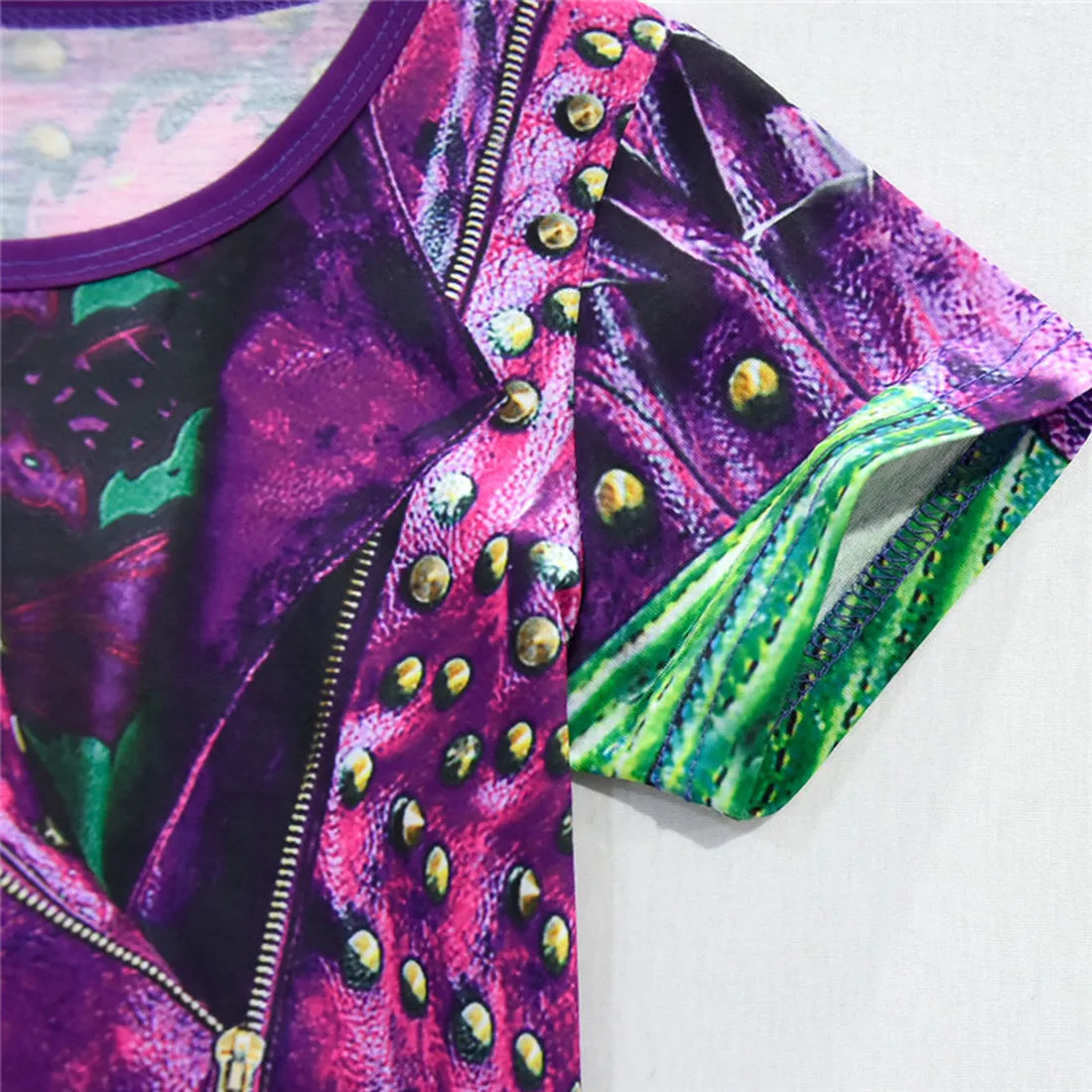 Изображением героев фильма наследники 3 Детские костюмы на Хэллоуин для девочек