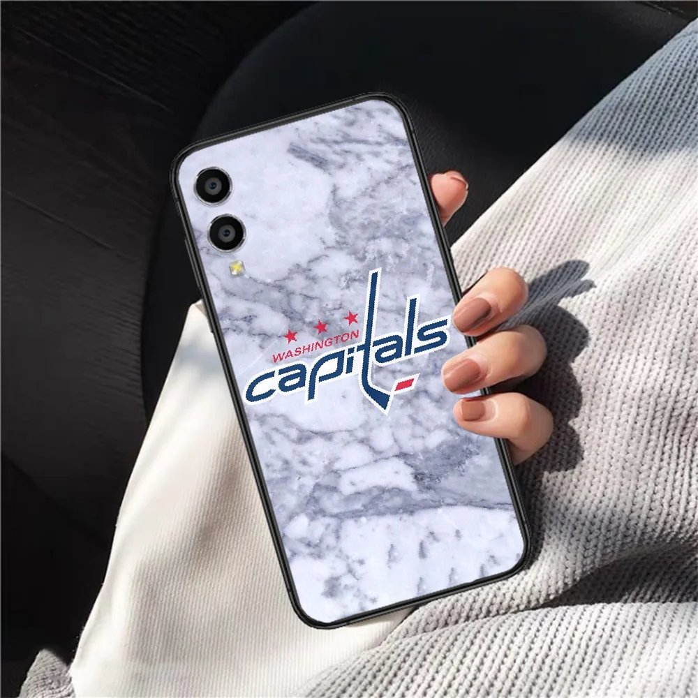 

Ice hockey Capitals Phone Case For HUAWEI Honor 6 7 8 A S 9 X Mate 10 20 30 i Lite Pro Y7 2019 black Funda Trend Etui Tpu Bumper