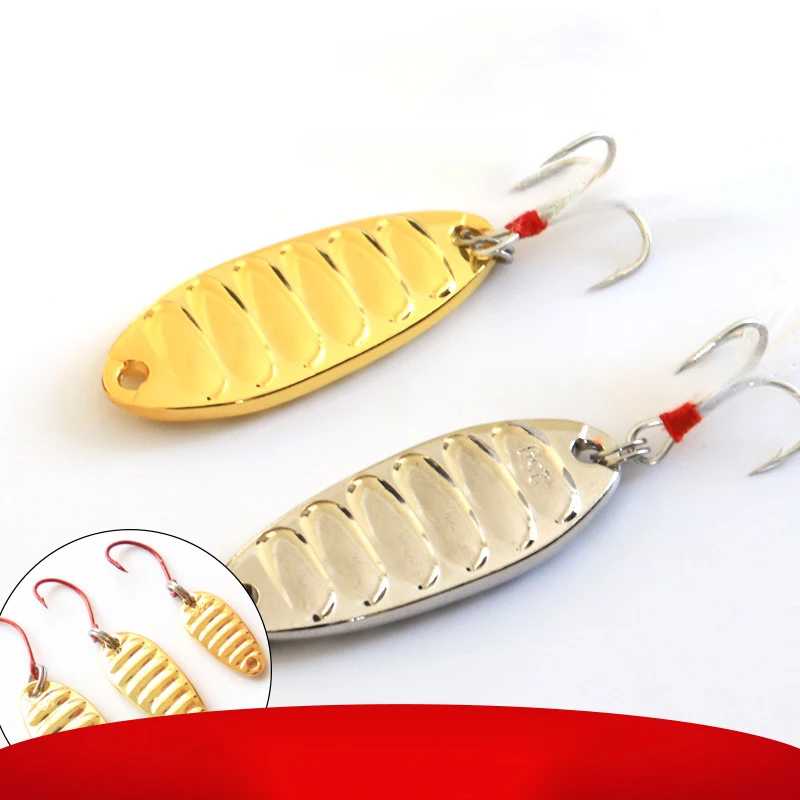 Золотистые/серебристые металлические приманки VIB 3/5/7/10/15/20 г приманка в виде пера