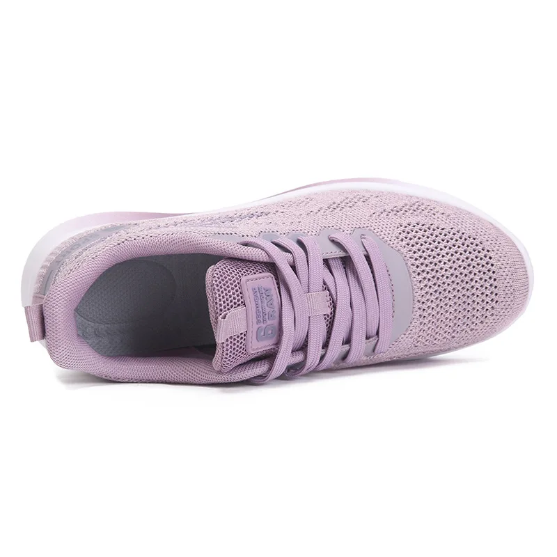 

NEW Fashion Women Sneakers Breathable Running Shoes Women Outdoor Fitness Sports Shoes Female Lace Up Casual Mom Shoes Flats