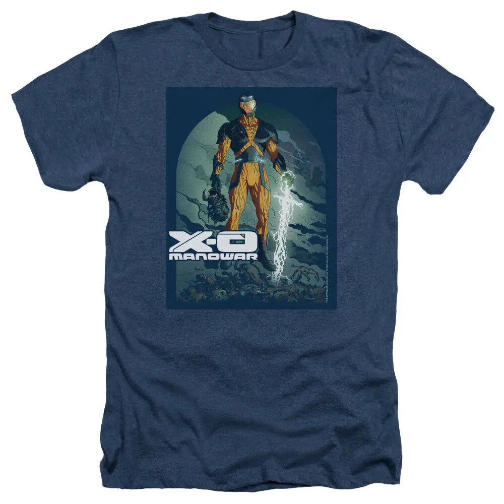 

X-O XO Manowar PLANET DEATH Licensed Adult Heather T-Shirt All Sizes Design T Shirts Casual Cool