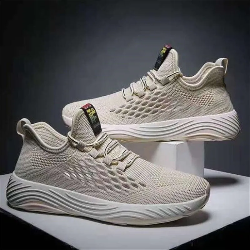 

Designer men's sports shoes casual mesh breathable platform sneakers men fashion all-match running bottom shoes men's loafers