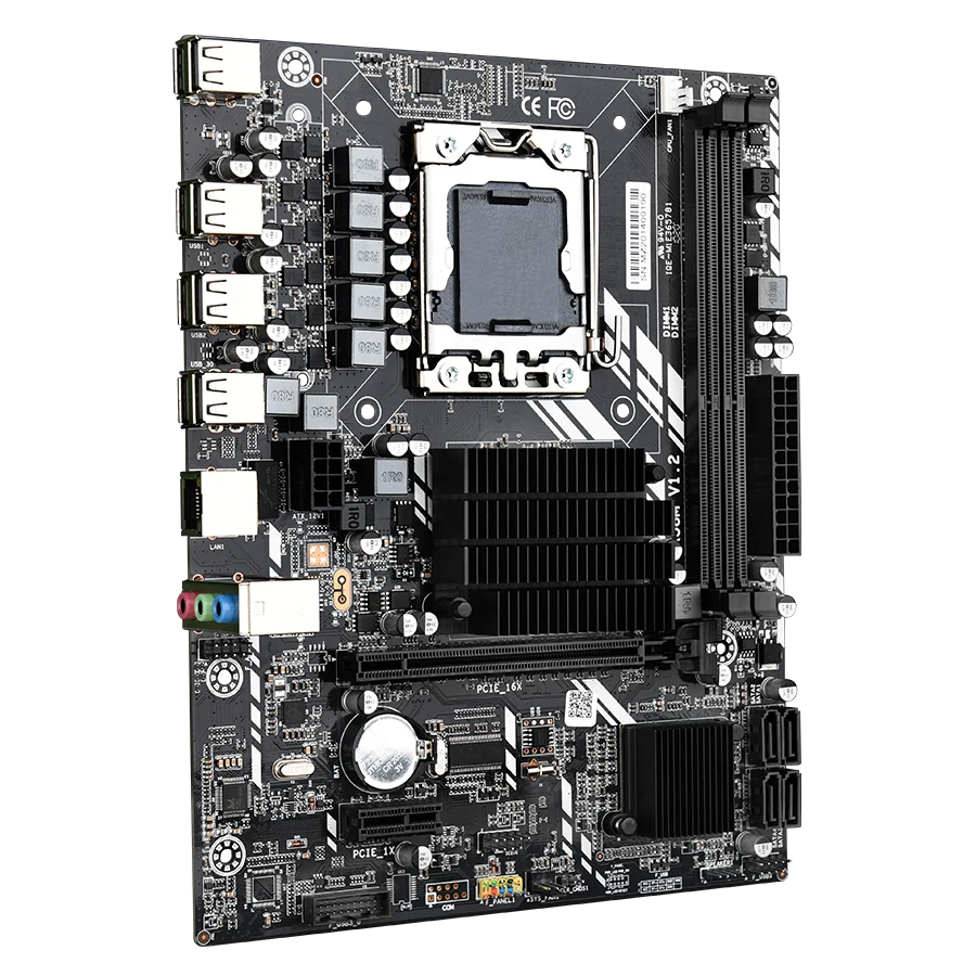 X58 Материнская плата LGA 1366 поддерживает серверную память REG ECC и процессор xeon |