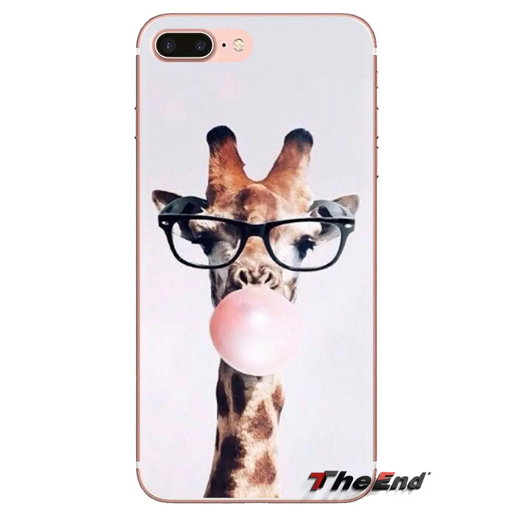 rainbow zebra Animal Giraffe For iPod Touch Apple iPhone 4 4S 5 5S SE 5C 6 6S 7 8 X XR XS Plus MAX Transparent Soft Cases Covers |