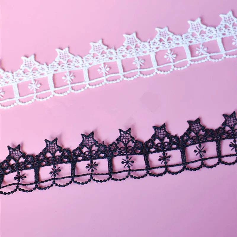 1 ярд полые Звездные занавески для рукоделия/свадьбы/одежды/упаковки подарков