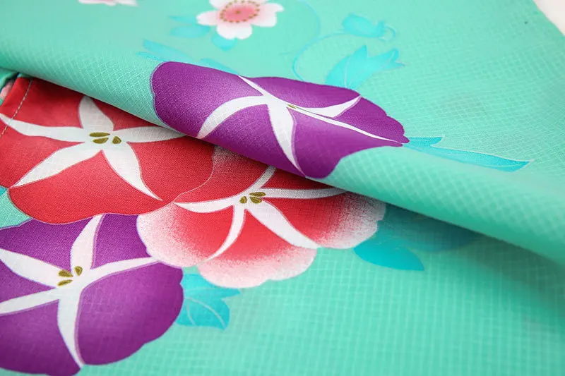 Женское японское традиционное хлопковое кимоно для косплея кимоно kawaii japan yukata кимоно женское кимоно с цветочным принтом платье с obi