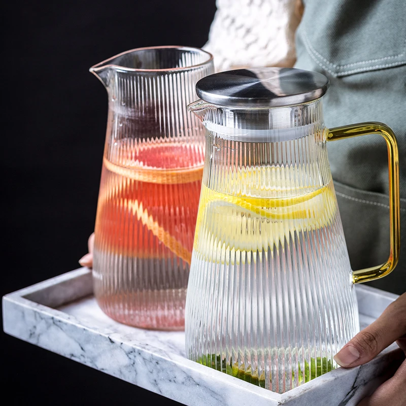 1500 мл стеклянный чайник в японском стиле цветочный чайный набор Пуэр кофейник
