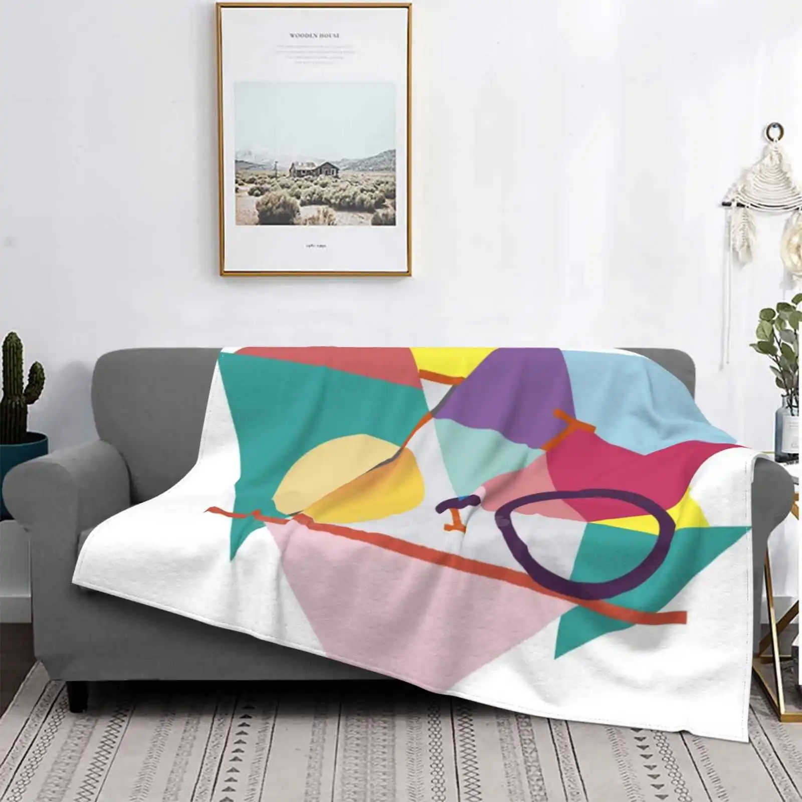 

Hopetrip-Deconstruction Creative Design Comfortable Warm Flannel Blanket Hopetrip Bike Deconstruction Hope And Toti Colors