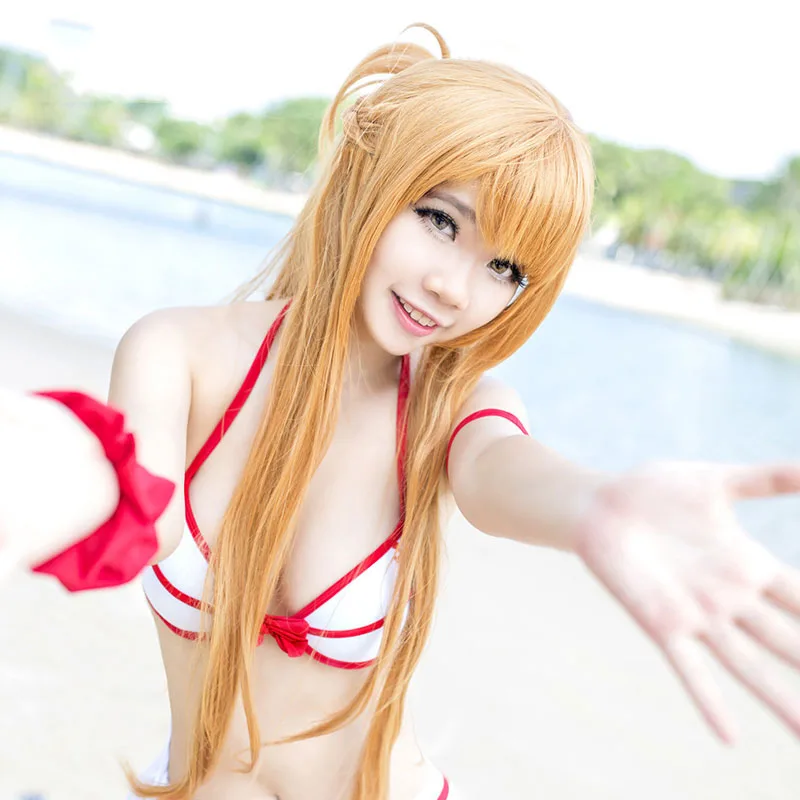 LANLAN Kirigaya Kazuto Yuuki костюм Asuna для косплея (костюмированных игр) парик черный