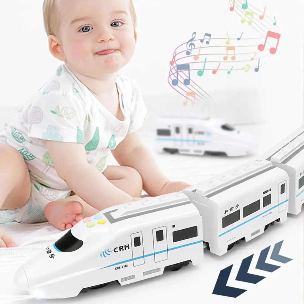 Интеллектуальная прочная игрушка-поезд высокая имитация для детей