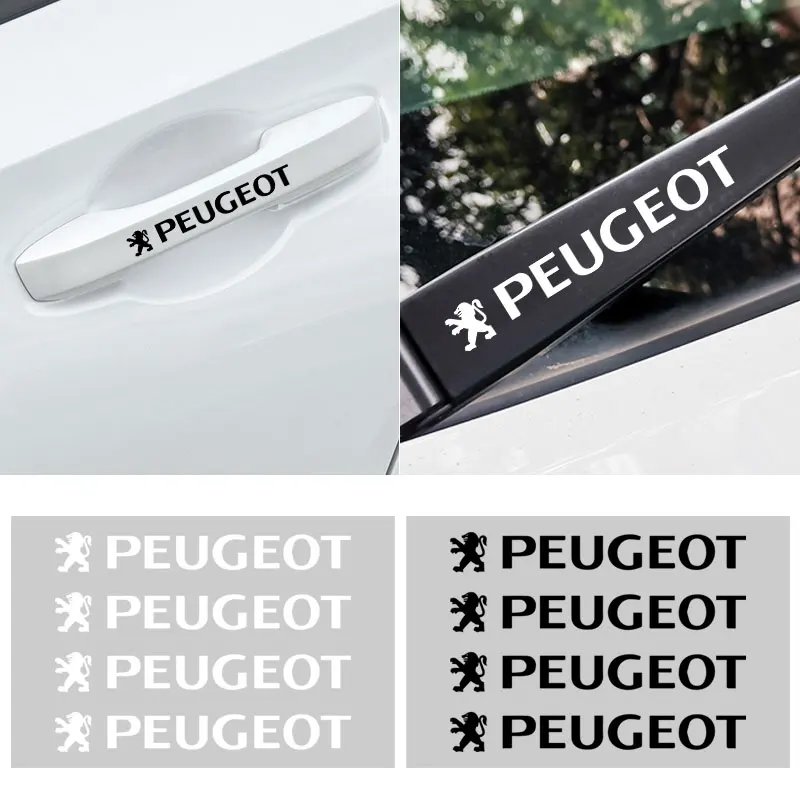 

Car Door Handle Window Wiper Invisible Protection Film Stickers for Peugeot 206 308 307 207 208 3008 2008 407 508 107 Auto Goods