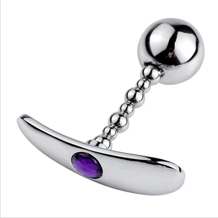 Анальный расширитель из нержавеющей стали металлический анальный с якорем