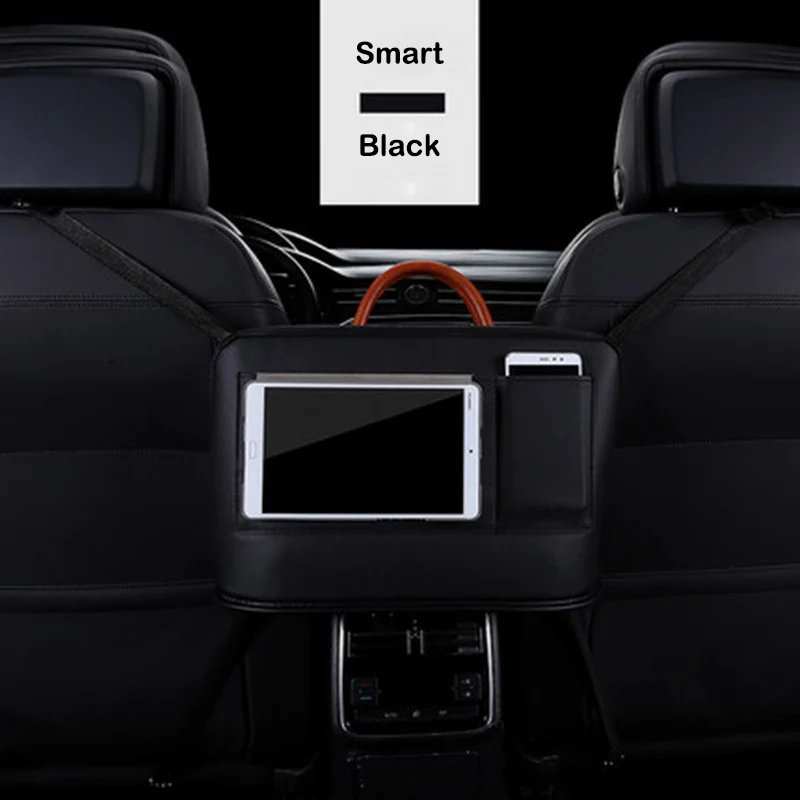 

Leather Car Net Pocket Handbag Holder Multifunction Between the Car Seat Hanging Bag Hogard