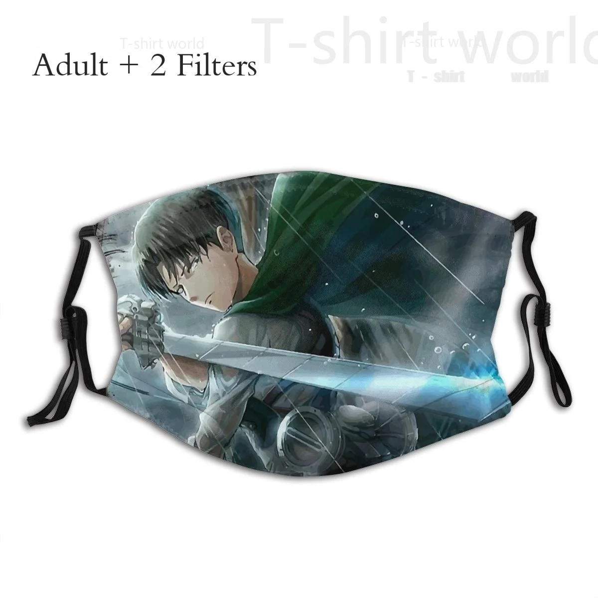 

Levi Unisex Dust-proof Mask Attack On TitanProtection Masque With Filters Respirator