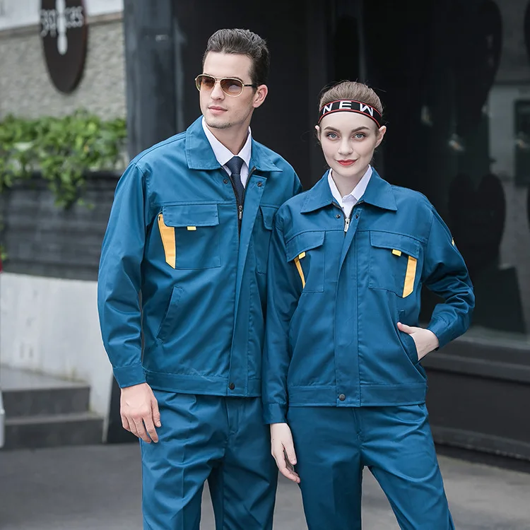 Рабочая Униформа для мужчин и женщин комбинезон рабочая одежда фабричная с