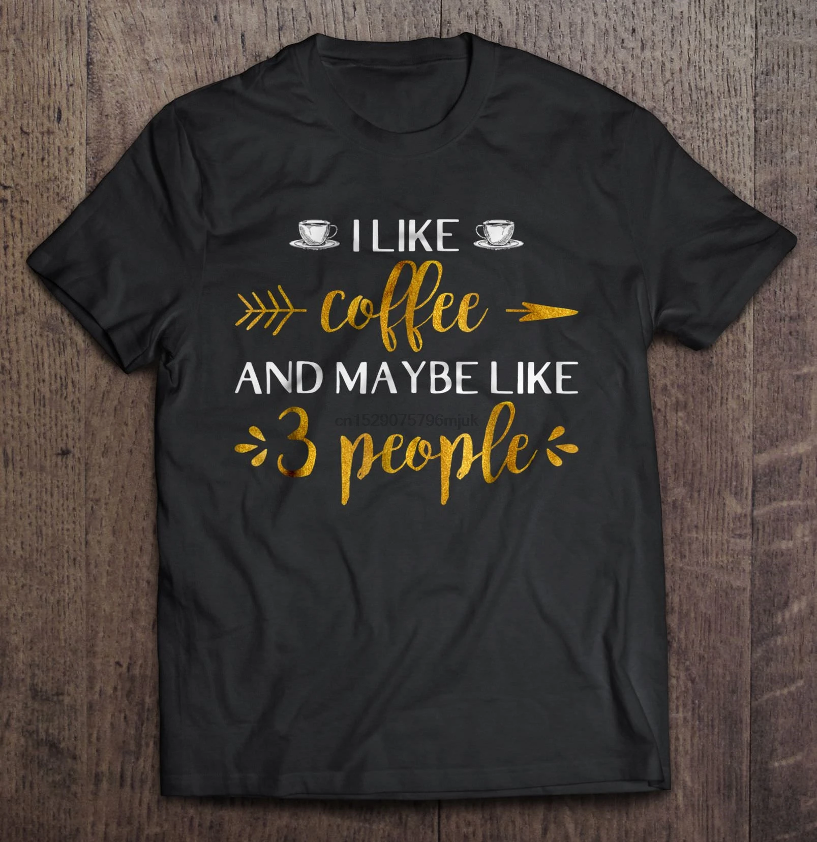 Мужская футболка I Like coffee And Maybe 3 People Version2 женская футболка| |