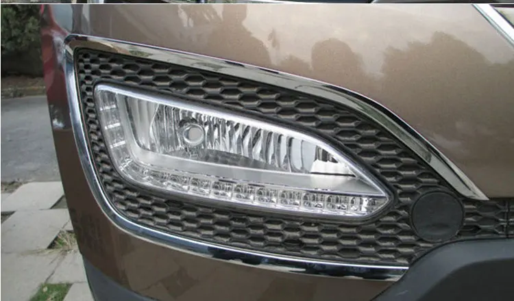 ABS хромированный передний противотуманный светильник крышка лампы планки