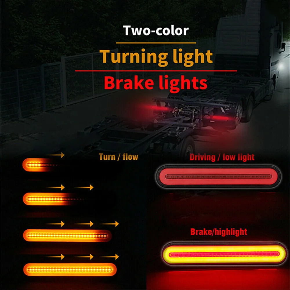 

Accessories LED Light Auto Rear 3000K DC12-30V Turn Signal Lamp Halo Ring