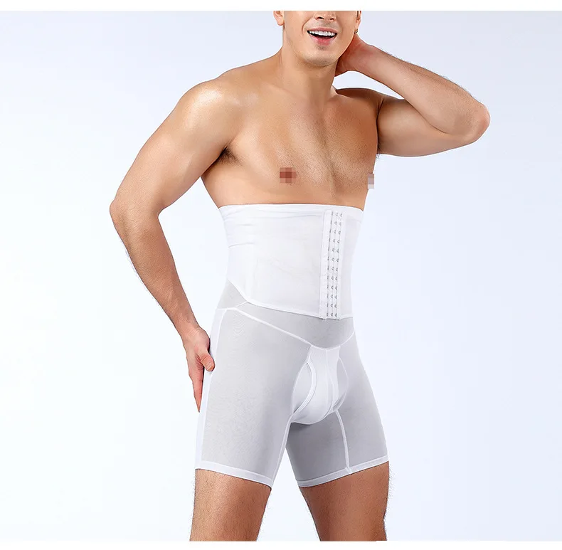 Для мужчин Корректирующее белье Body Shaper Корсет на живот пояс моделирования ремень