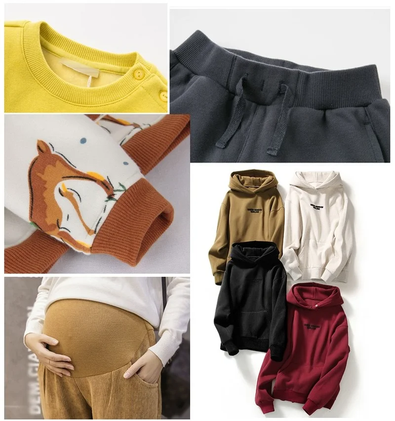 2*2 осенний хлопковый эластичный свитер манжеты пояс отделка в рубчик одежда