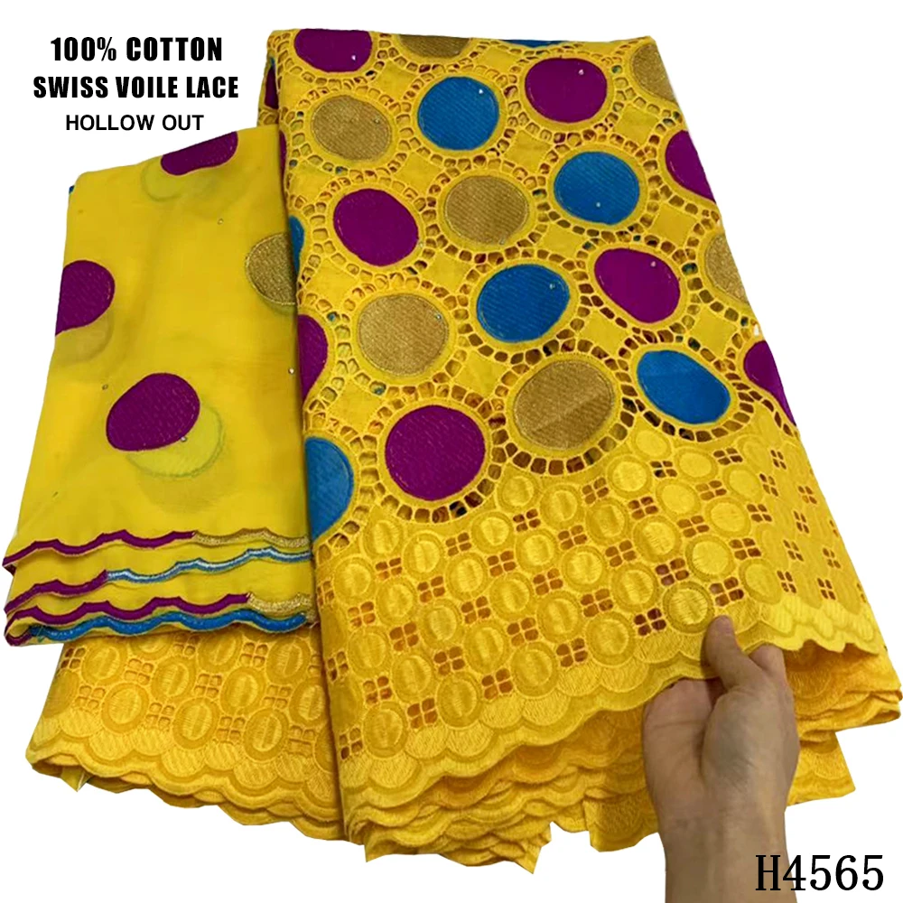 HFX африканская Новинка 7 ярдов швейцарское польское кружево модный стиль хорошее