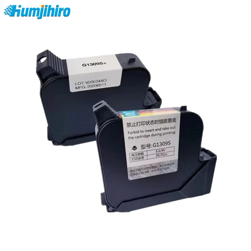 Cartucho de Tinta Cartuchos de Tinta para Impressora a Jato de Tinta de 25.4mm Solvente Compatível Js10 65ml Preto Vermelho Branco Amarelo Rápido Seco G1309s – 2588