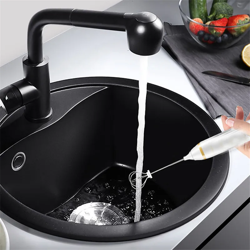 

VOGVIGO USB Перезаряжаемый блендер для молока ручной электрический миксер пенообразователь нержавеющий венчик 3 скорости для кофе капучино