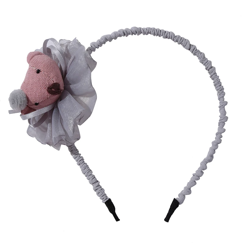 Принт с героями мультфильмов Kawaii новые кружевные резинки для волос детей