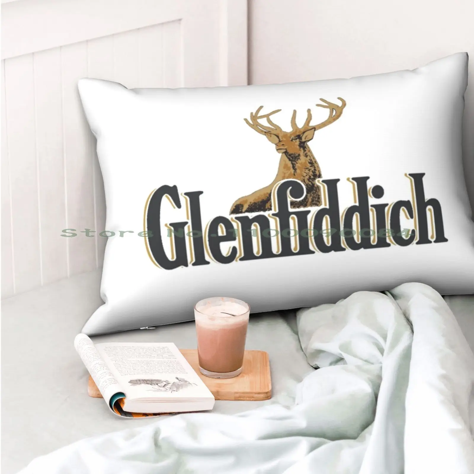 Чехол на подушку с изображением лучшего виски мира 20x30 50*75 диван спальня средний