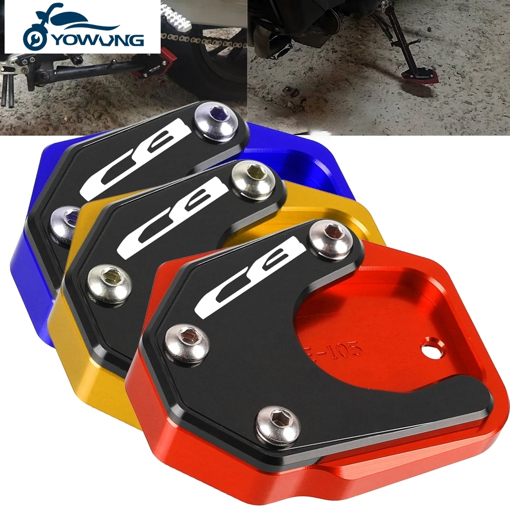 For Honda CB500X CB500F CB150R CB300R CB300F CB400 CB600F CB900F HORNET CNC Side Stand Foot Extension Enlarger Plate Pad | Автомобили и
