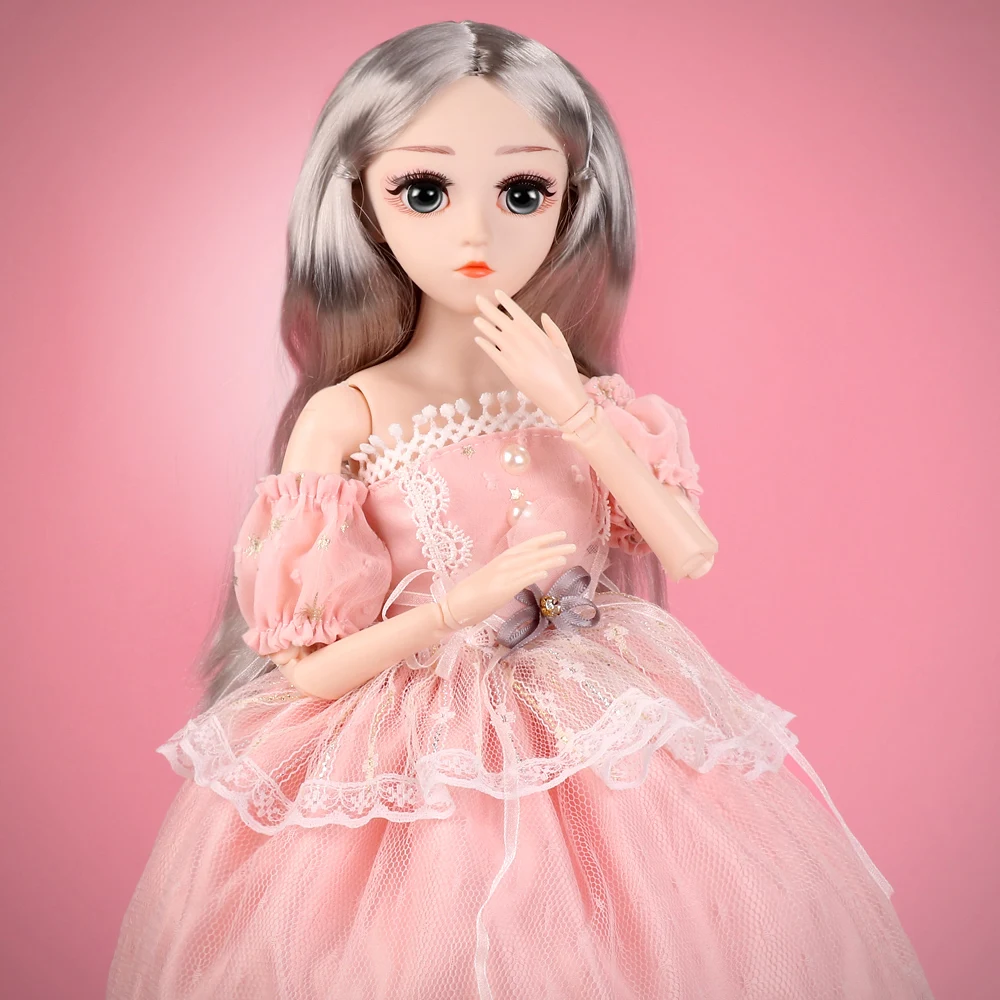 Кукла BJD куклы 1/4 45 см 18 дюймов шарнирные с одеждой обувь парик макияж для волос