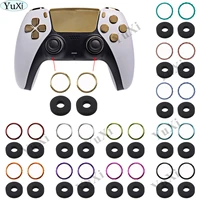 yuxi precision rings aim assist rings motion control for sony ps5 controller auxiliary sponge ring chrome plating accent rings
