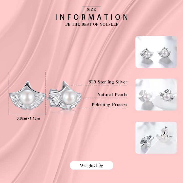 Modian Новое поступление 925 стерлингового серебра натуральный пресноводный жемчуг